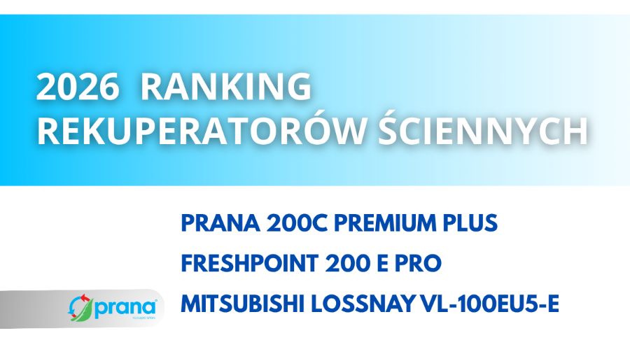 2026 Ranking rekuperatorów ściennych